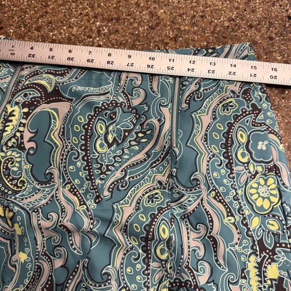 Lady Hagen Skort Womens 4 Green‎ Paisley Stretch Tennis Pickleball Golf Athletic - Picture 7 of 8